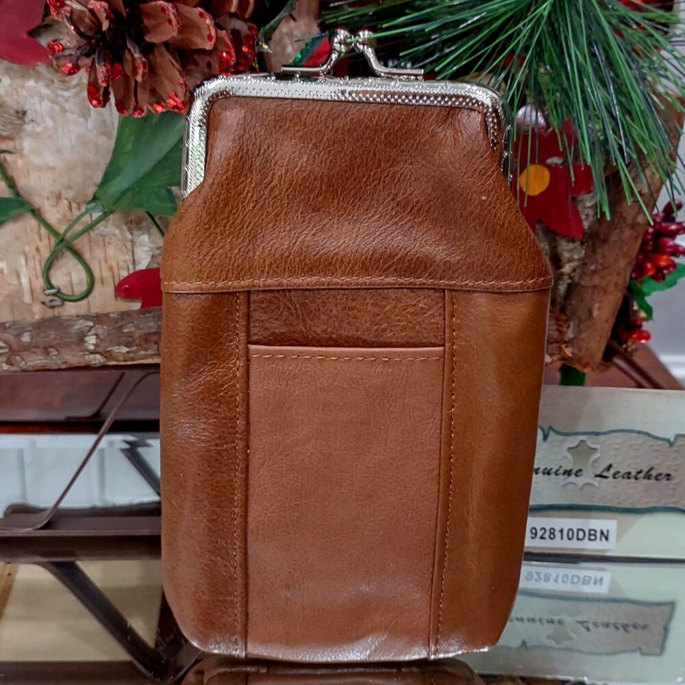Snap Top Genuine Soft Leather Cigarette Case